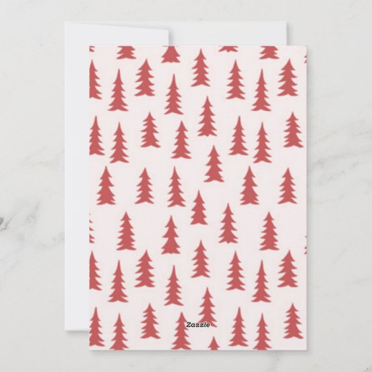 Bekendmaking van het Verloving met kerstkaart (Achterkant)