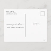 Bekendmaking van het Verloving met kerstkaart Feestdagenkaart (Achterkant)