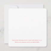 bekendmaking van het verloving van de waterverf kaart (Achterkant)