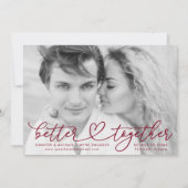 Bekendmaking van het Verloving van het beter samen Kaart (Voorkant)