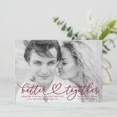 Bekendmaking van het Verloving van het beter samen Kaart (Staand voorkant)