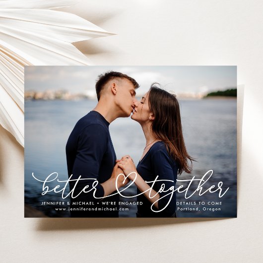 Bekendmaking van het Verloving van het beter samen Kaart