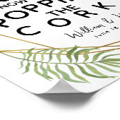 Bekendmaking van het VERLOVING van het kristalhuwe Poster (Hoek)