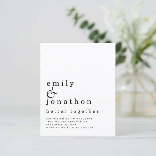 Bekendmaking van het Verloving voor een beter same (Staand voorkant)