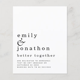 Bekendmaking van het Verloving voor een beter same