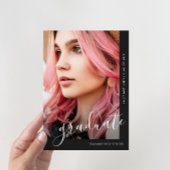 Bekendmaking van het zwarte Afstuderen van het Man Kaart