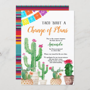 Bekendmaking van Mexicaans Baby shower Fiesta Post Kaart