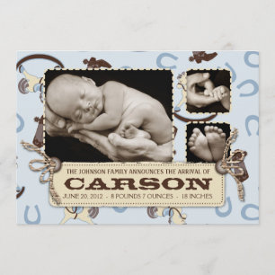 Bekendmaking van Rocking Horse Boy Card 2 Aankondiging