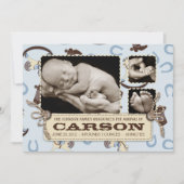 Bekendmaking van Rocking Horse Boy Card 2 Aankondiging (Voorkant)