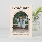 Bekendmaking van Roos goud 2023 afstuderen Aankondiging (Staand voorkant)