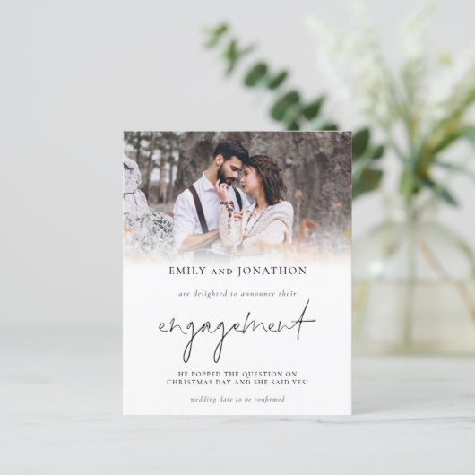 Bekendmaking Verloving budgetfotooverzicht (Staand voorkant)