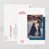 Bekendmaking Verloving winterfeestdag — MCM Briefkaart (Voorkant / Achterkant)