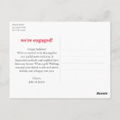 Bekendmaking Verloving winterfeestdag — MCM Briefkaart (Achterkant)