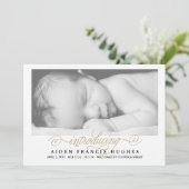 Bekendmakingen over foto's van Chic en Simple Glit Aankondiging (Staand voorkant)