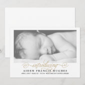 Bekendmakingen over foto's van Chic en Simple Glit Aankondiging (Voorkant / Achterkant)