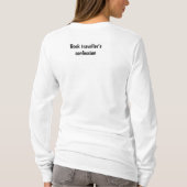 Bekentenis boekreiziger: boekenboekhouder t-shirt (Achterkant)