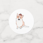 Bekentenis van de tabel van Royal corgi Confetti (Kleine voorkant)