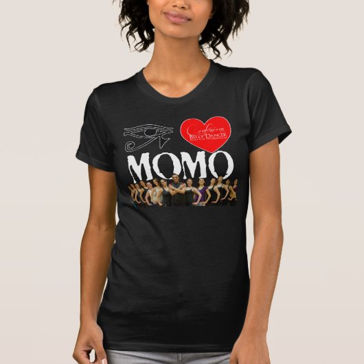 Bekentenissen van een Belly Dancer I <3 Momo T-shirt (Voorkant)