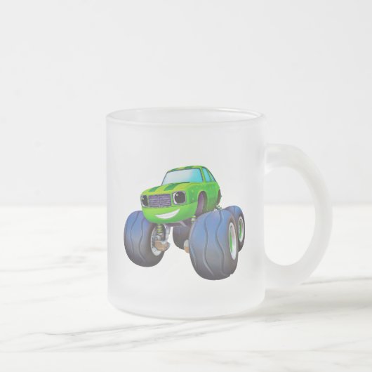 Beker 4x4 monstertruck matglas koffiemok (Rechts)