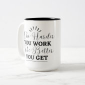 Beker aanpassen tweekleurige koffiemok (Voorkant links)