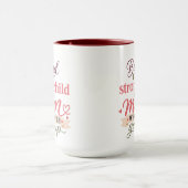 Beker 'Achter elk sterk kind' Mok (Midden)