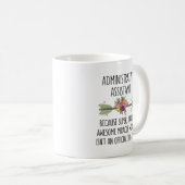 Beker administratieve assistent Coffee Coffee Mok  (Voorkant rechts)