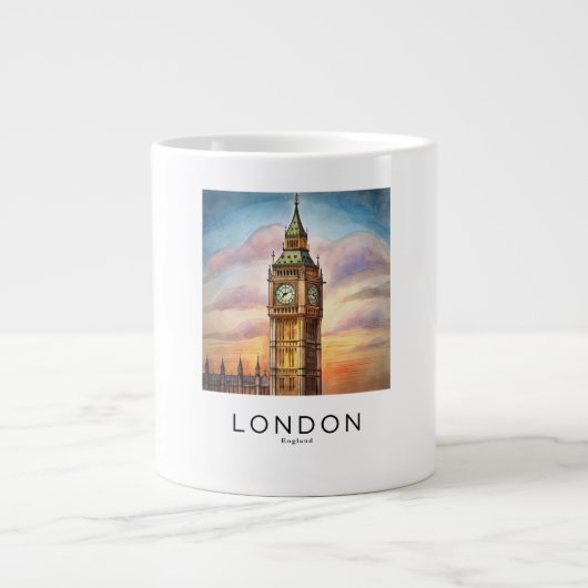 Beker afbeelding van Londen Grote Koffiekop (Voorkant)