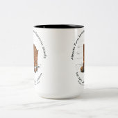 Beker Almosta Boerderij Ride Herfst 2012 Tweekleurige Koffiemok (Center)