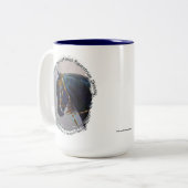 Beker Almosta Boerderij Ride Herfst 2014 Tweekleurige Koffiemok (Voorkant links)