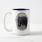 Beker Almosta Boerderij Ride Herfst 2014 Tweekleurige Koffiemok (Links)