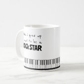 Beker 'Als ik groot ben, Rockster' Koffiemok (Voorkant links)
