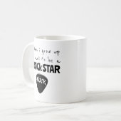 Beker 'Als ik groot ben Rotsster' Koffiemok (Voorkant links)