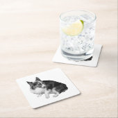 Beker baars, Foxy vriend Kartonnen Onderzetters (Insitu)