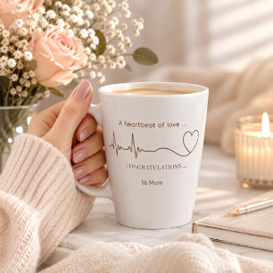 Beker 'Benoemd tot mama' Cadeau voor nieuwe moed Latte Mok