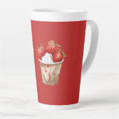 Beker Bes Zoete Aardbeien Latte Mok (Rechterhoek)