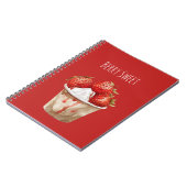 Beker Bes Zoete Aardbeien Notitieboek (Linkerzijde)