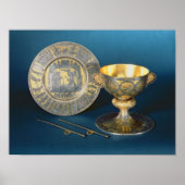 Beker, Bord en fistels Poster (Voorkant)