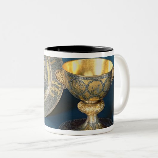 Beker, Bord en fistels Tweekleurige Koffiemok (Voorkant rechts)