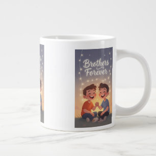 Beker 'Broers Voor Altijd' – Cadeau voor broer, Si Grote Koffiekop