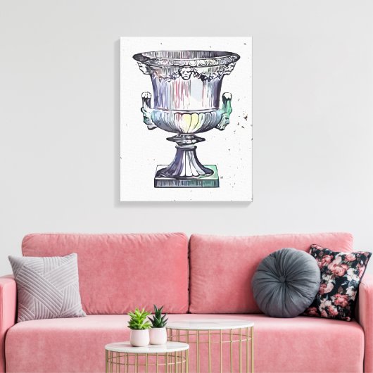 beker canvas afdruk (Insitu (Woonkamer))