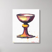 beker canvas afdruk (Voorkant)