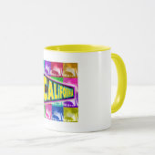 Beker "Coloring California 2" Mok (Voorkant rechts)