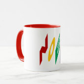 Beker Combo Mug rood ontwerp KERST Mok (Voorkant links)