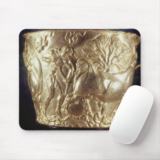 Beker, een huisstier muismat (Met muis)