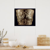 Beker, een huisstier poster (Keuken)