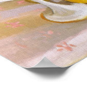 Beker en bloemen poster (Hoek)