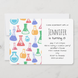Beker- en Erlenmeyer Fun Science Patroon Kaart