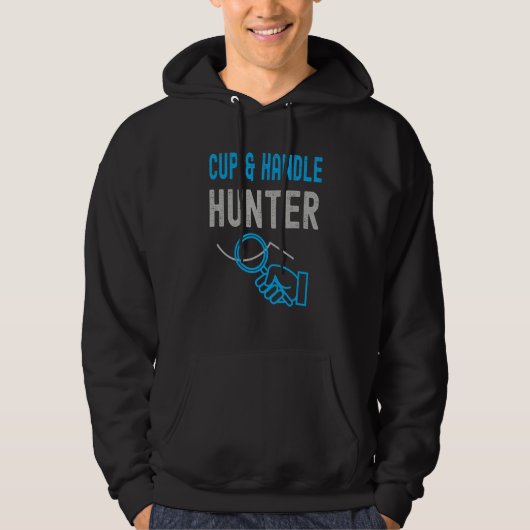Beker en handvat jager. Handelsuitdrukking gebruik Hoodie (Voorkant)