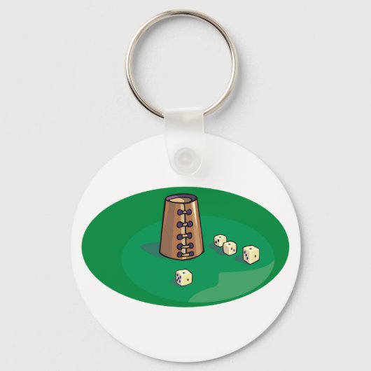 Beker- en ijsspel sleutelhanger (Voorkant)