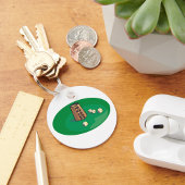 Beker- en ijsspel sleutelhanger